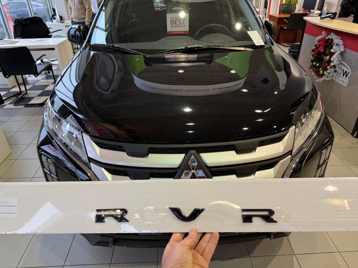 RVR Hood Emblem Decal for Mitsubishi RVR / ASX / Outlander Sport