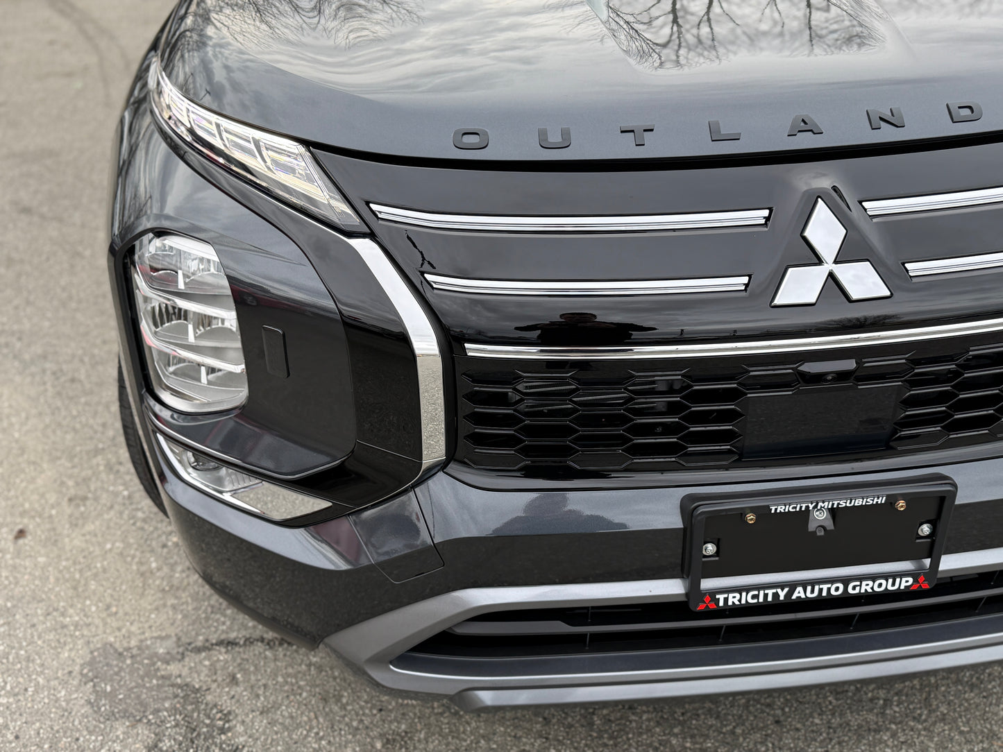 Premium Chrome Delete Blackout Kit | Mitsubishi Outlander & Outlander PHEV (with fog lights)