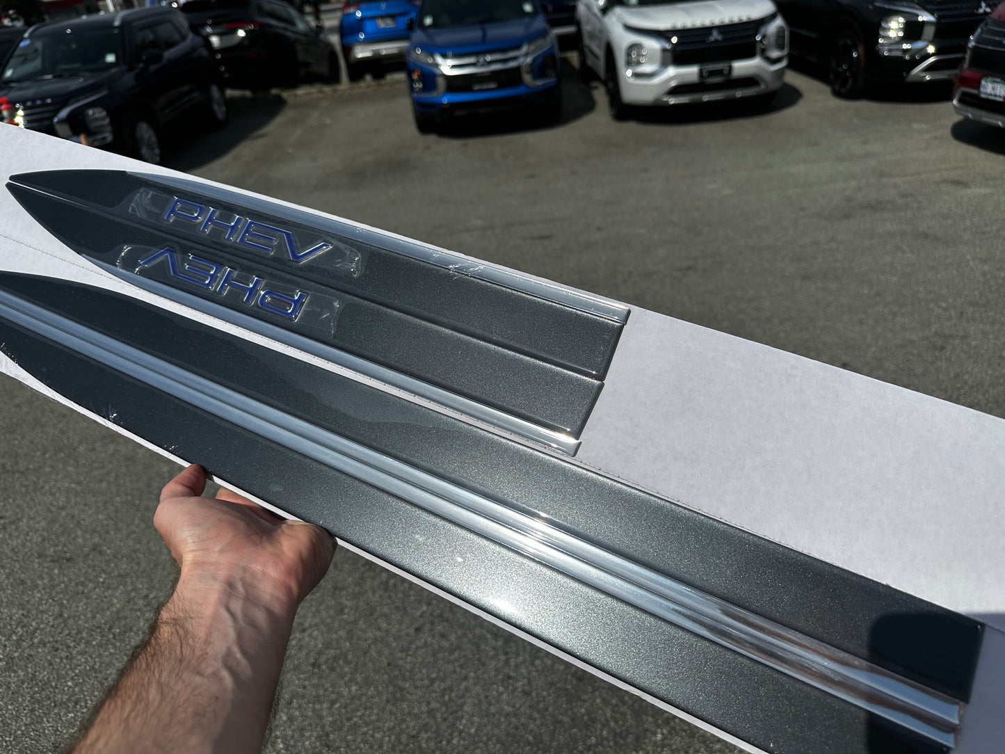 Graphite Grey Side Moldings for Mitsubishi Outlander PHEV (2023-2026)