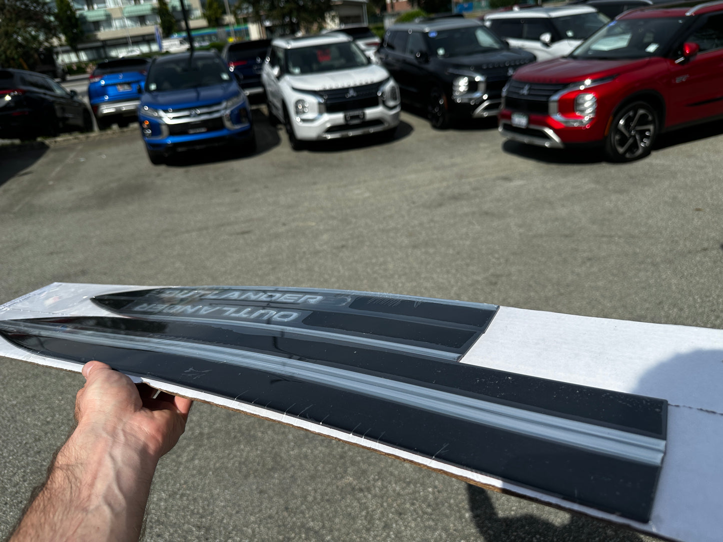 Graphite Grey Side Moldings for Mitsubishi Outlander (2022-2026) & PHEV (2023-2026)