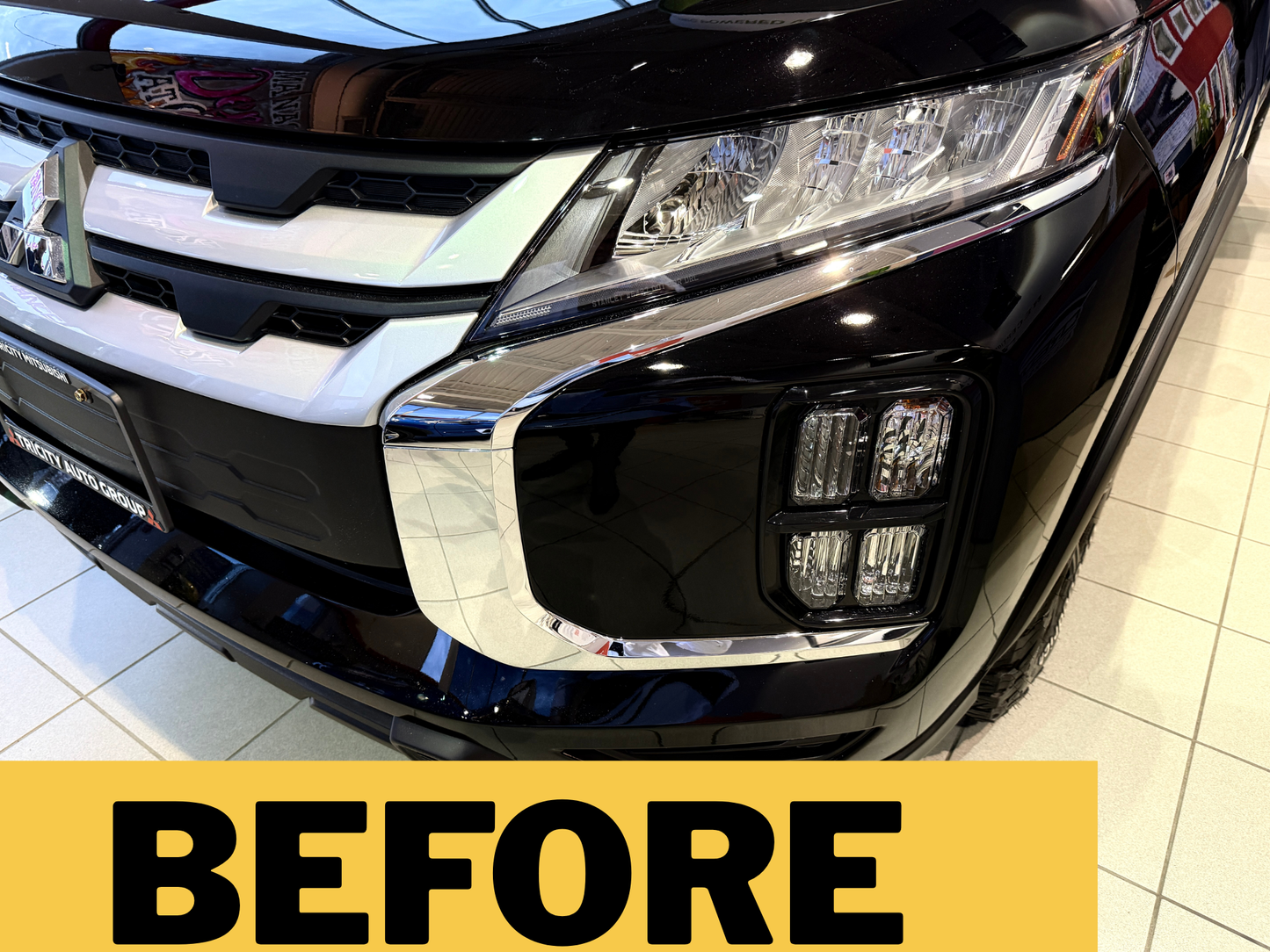 Gloss Black Chrome Delete Kit for Mitsubishi RVR / ASX / Outlander Sport (2020-2026)