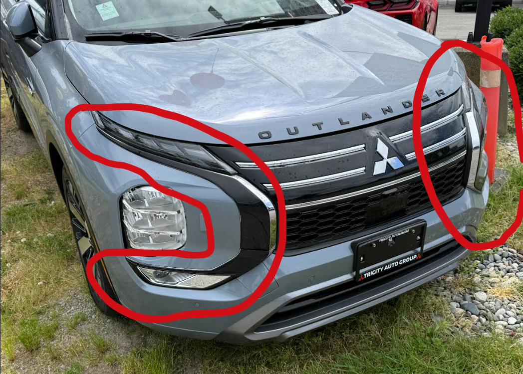 Premium Chrome Delete Blackout Kit | Mitsubishi Outlander & Outlander PHEV (with fog lights)