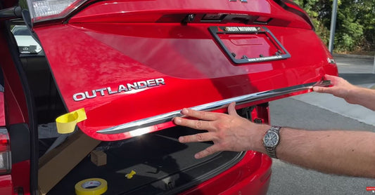 Chrome Tailgate Garnish for Mitsubishi Outlander (2022-2026) & PHEV (2023-2026)
