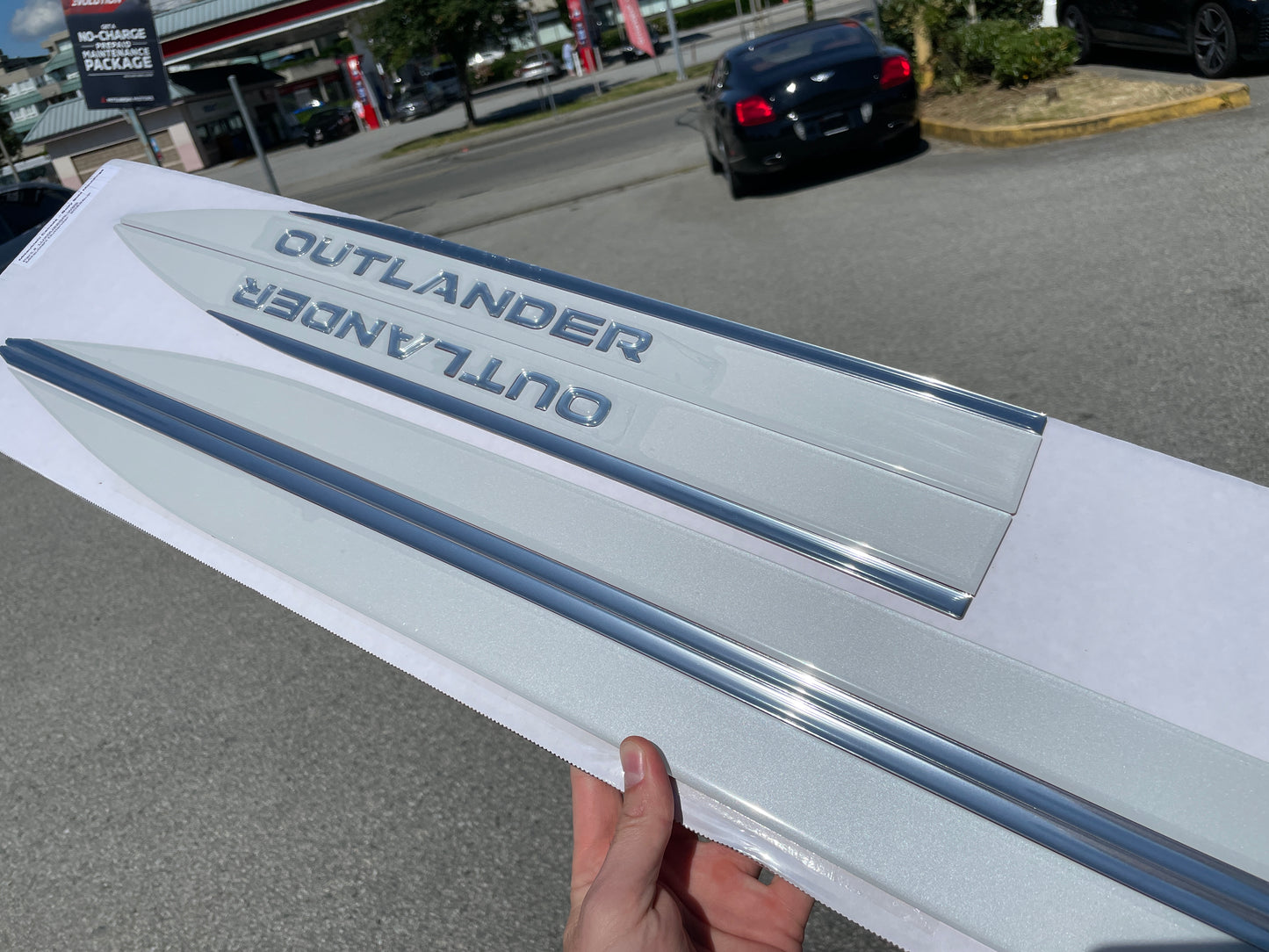 White Diamond Side Moldings for Mitsubishi Outlander (2022-2026) & PHEV (2023-2026)