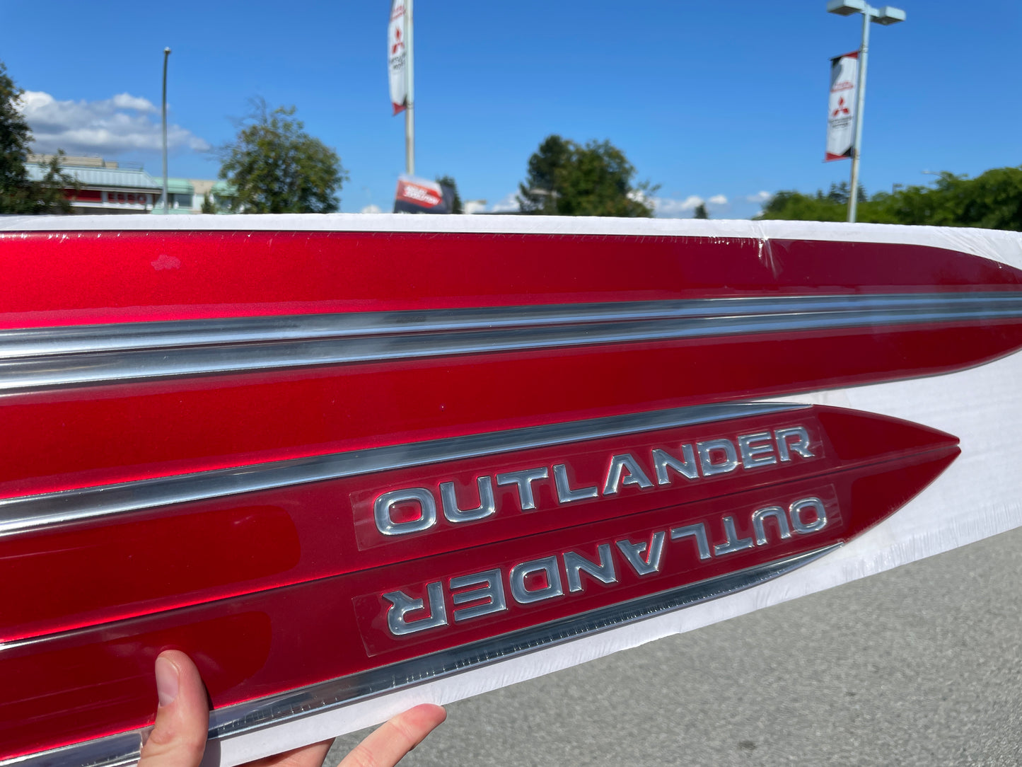 Red Diamond Side Moldings for Mitsubishi Outlander (2022-2026) & PHEV (2023-2026)