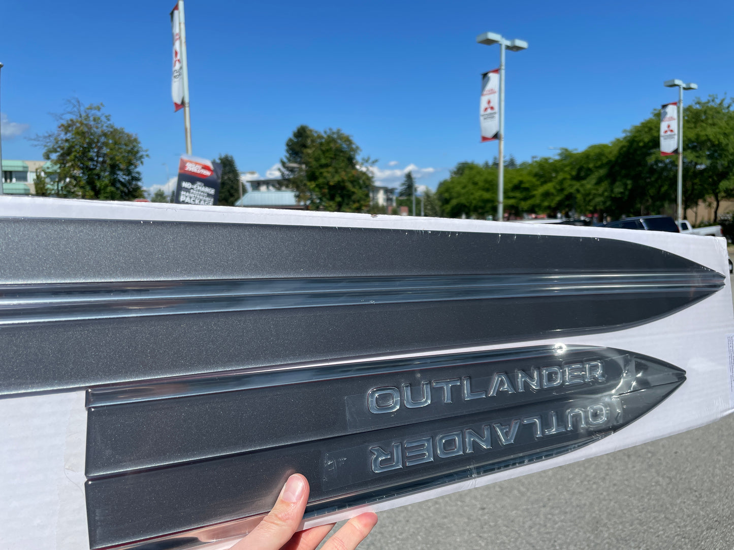 Titanium Grey Side Moldings for Mitsubishi Outlander (2022-2026) & PHEV (2023-2026)