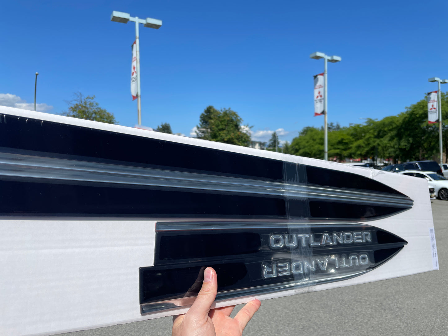 Cosmic Blue Side Moldings for Mitsubishi Outlander (2022-2026) & PHEV (2023-2026)