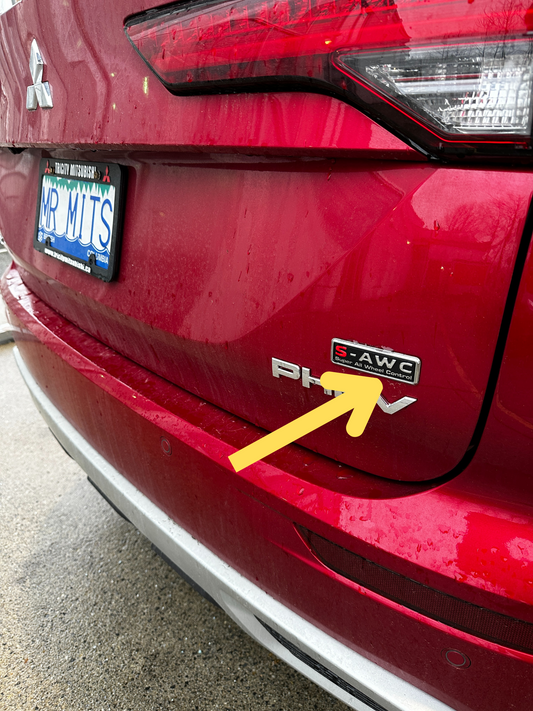 S-AWC Tailgate Decal for Mitsubishi Outlander & PHEV